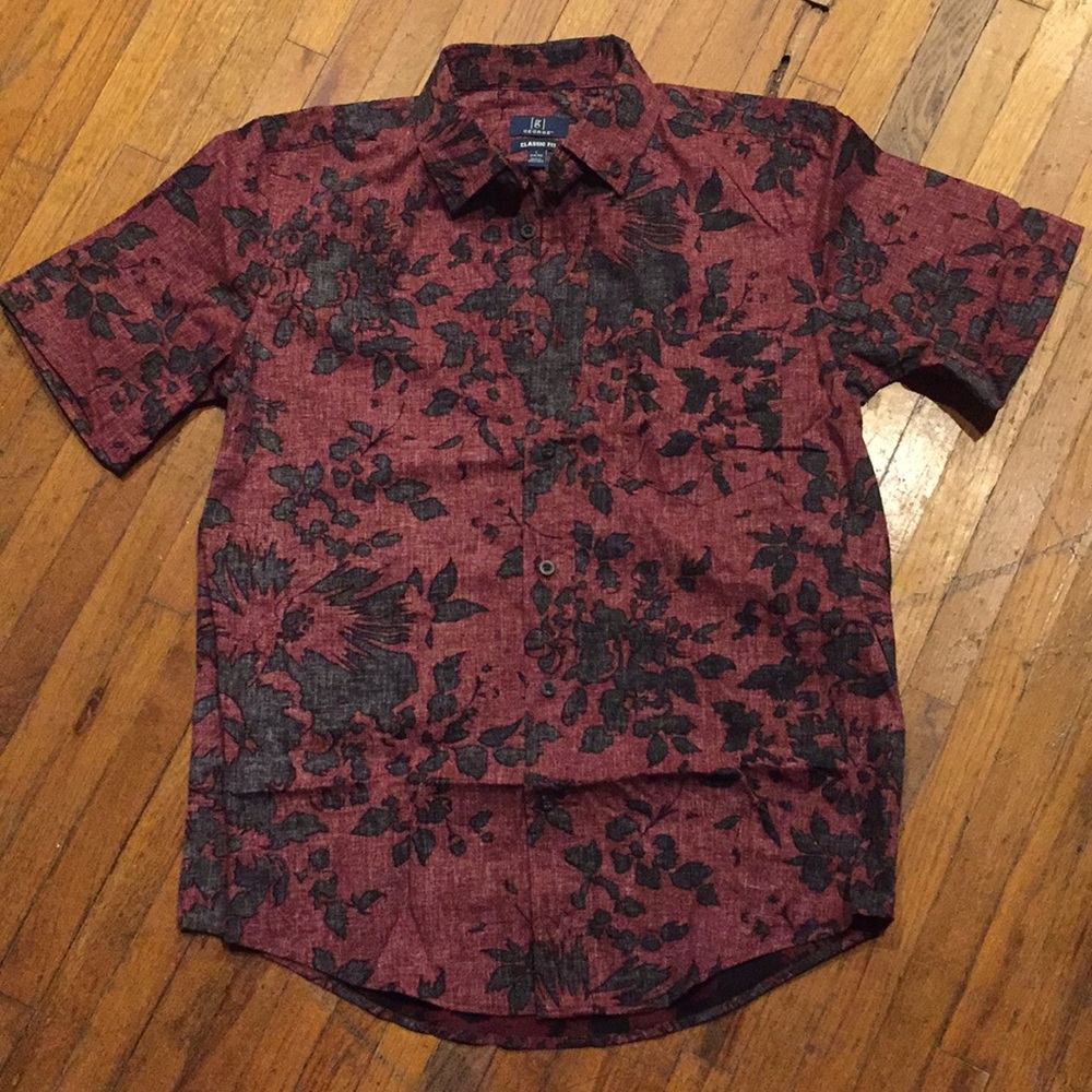 Floral Button Down